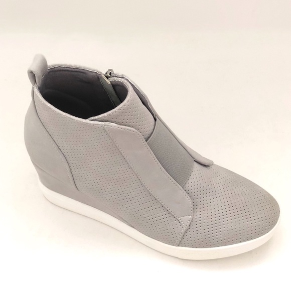 CCOCCI | Shoes | Zoey Wedge Sneakers Lt Grey | Poshmark